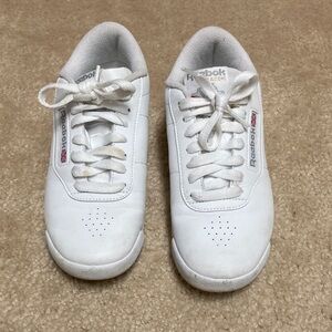 Reebok White Classic Athletic Sneakers